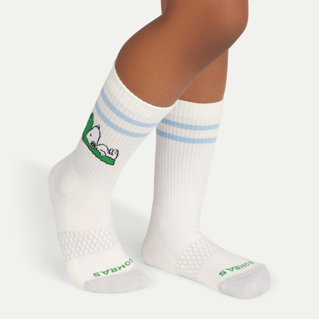 Peanuts x Bombas: Youth Calf Sock 4-Pack Gift Box