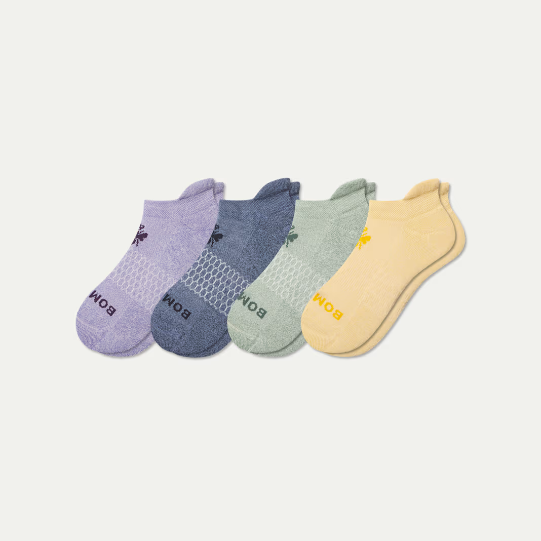 Youth Marl Ankle Sock 4-Pack