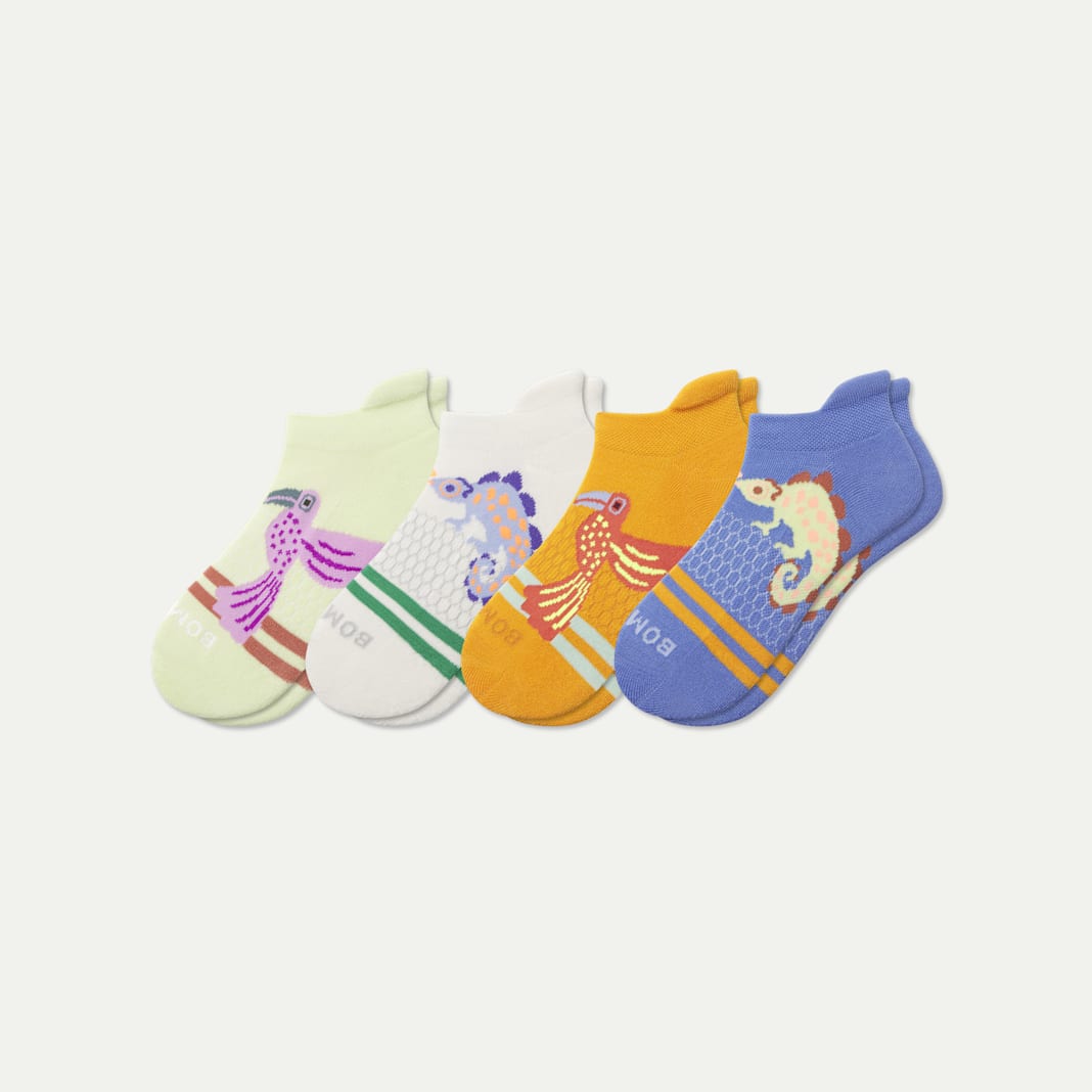Youth Rainforest Friends Ankle Sock 4-Pack