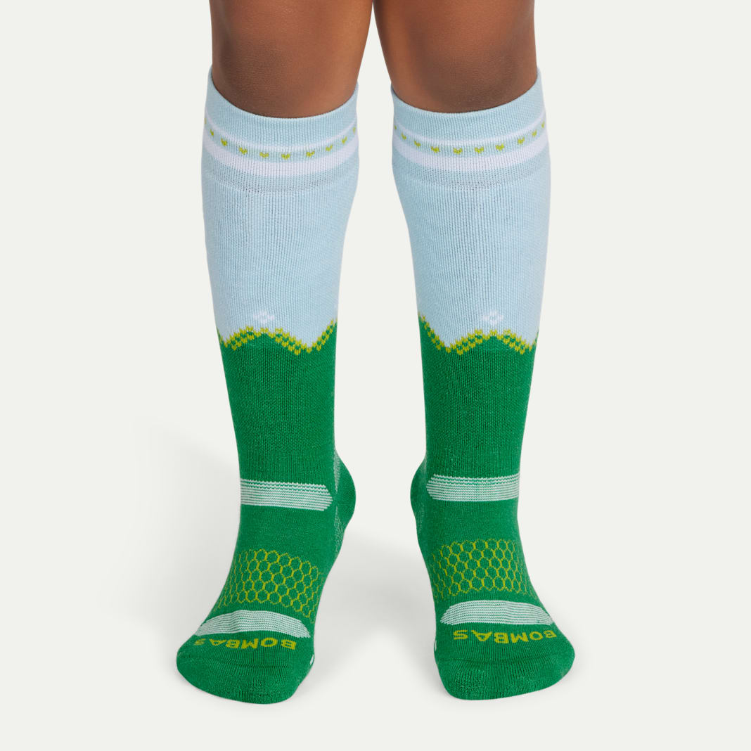 Youth Full-Cushion Merino Wool Blend Ski & Snowboard Sock 6-Pack