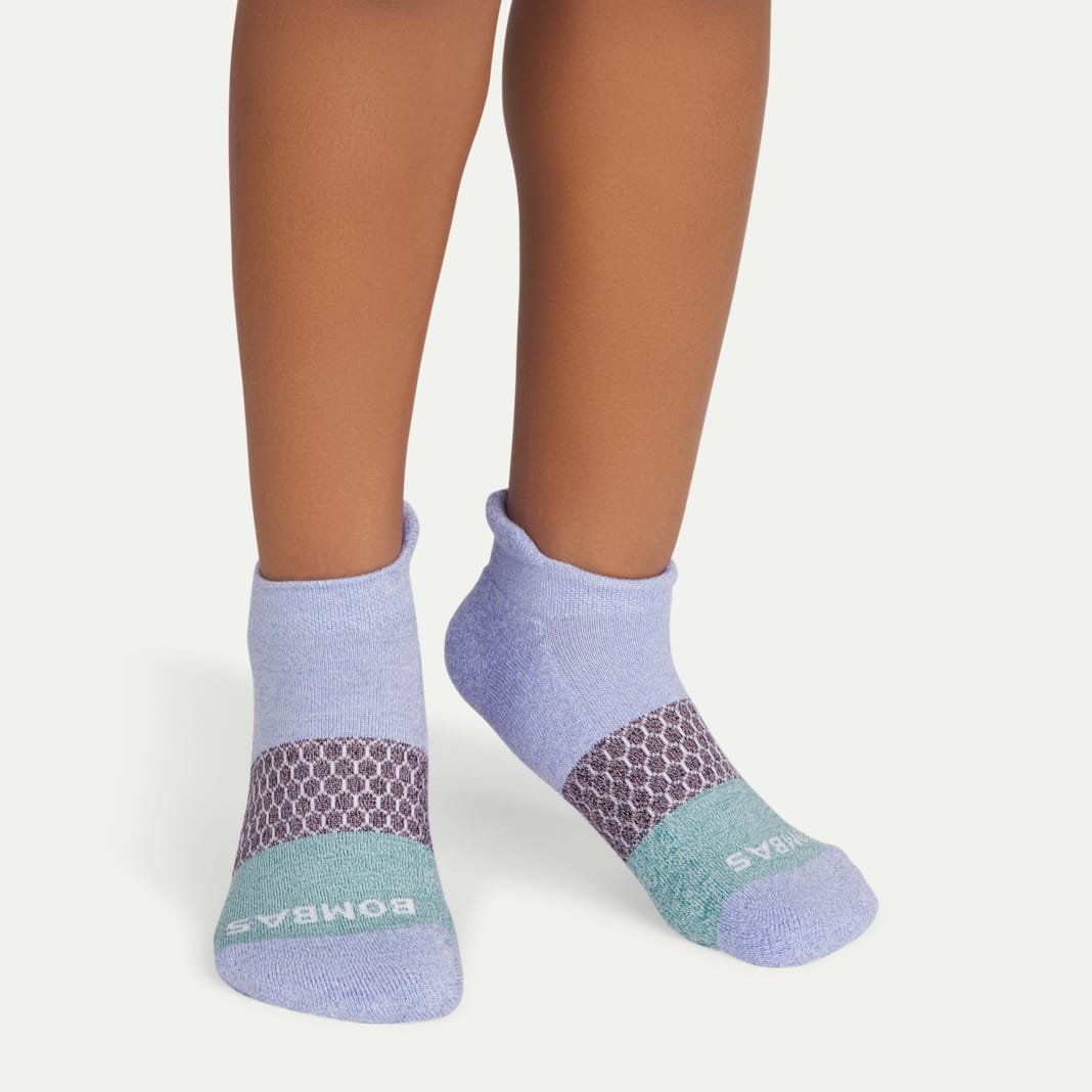 Youth Tri-Block Ankle Sock 6-Pack