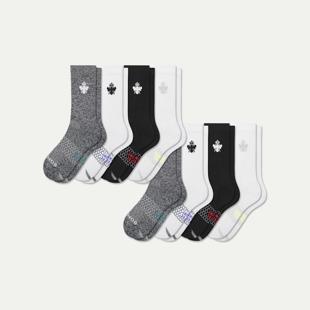 Youth All Sport Calf Sock 8-Pack