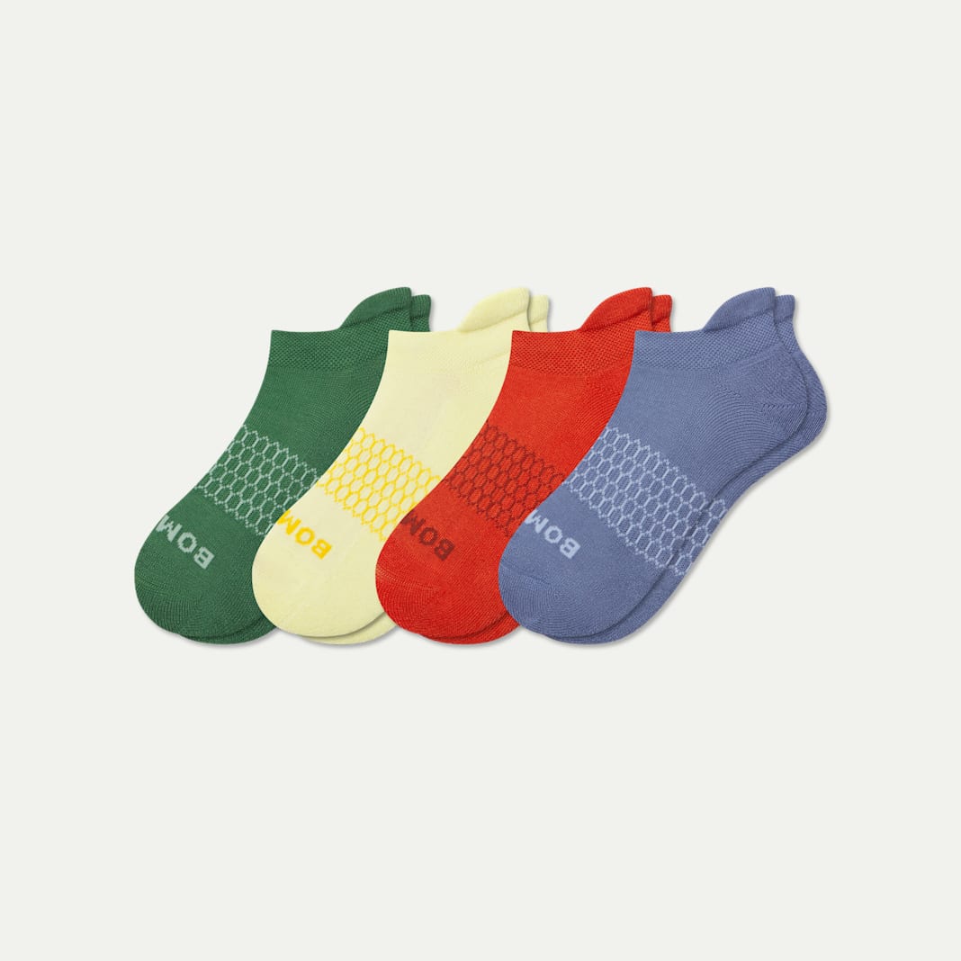 Youth Solids Ankle Sock 4-Pack