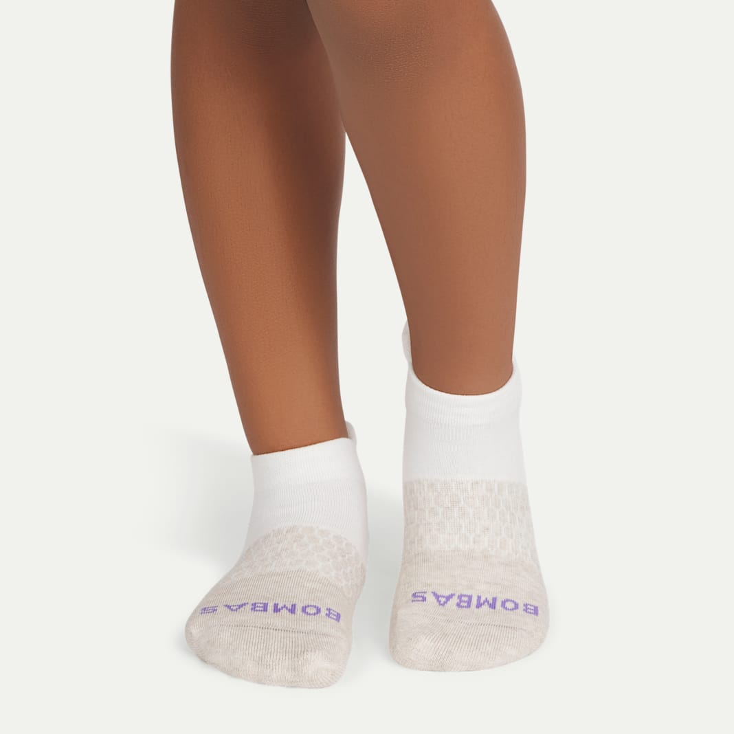 Youth Marl Ankle Sock 6-Pack