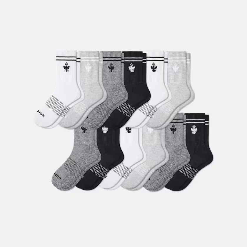 Men's Half Calf Sock 12-Pack