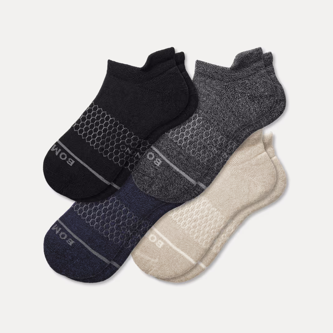 Women's Merino Wool Blend Ankle Sock 4-Pack