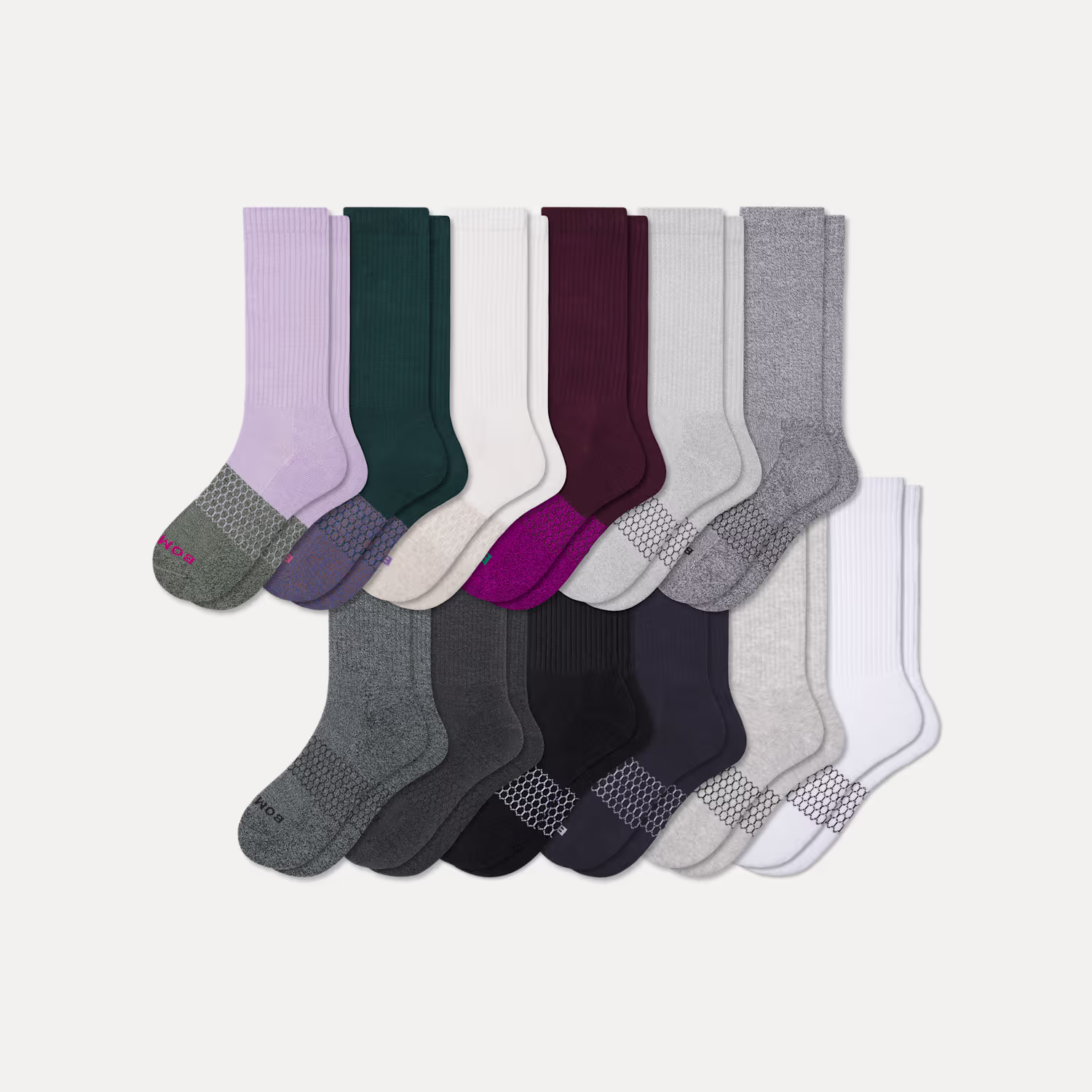 Women's Marl Calf Sock 12-Pack