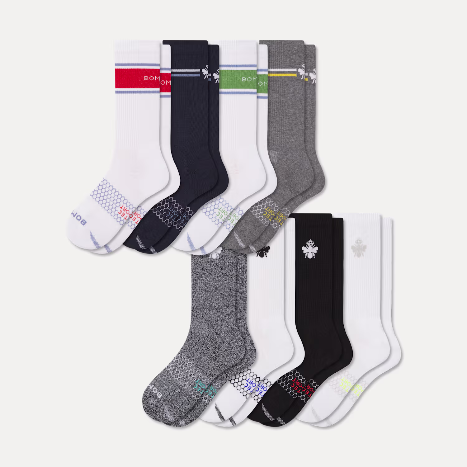 Women's All Sport Calf Sock 8-Pack