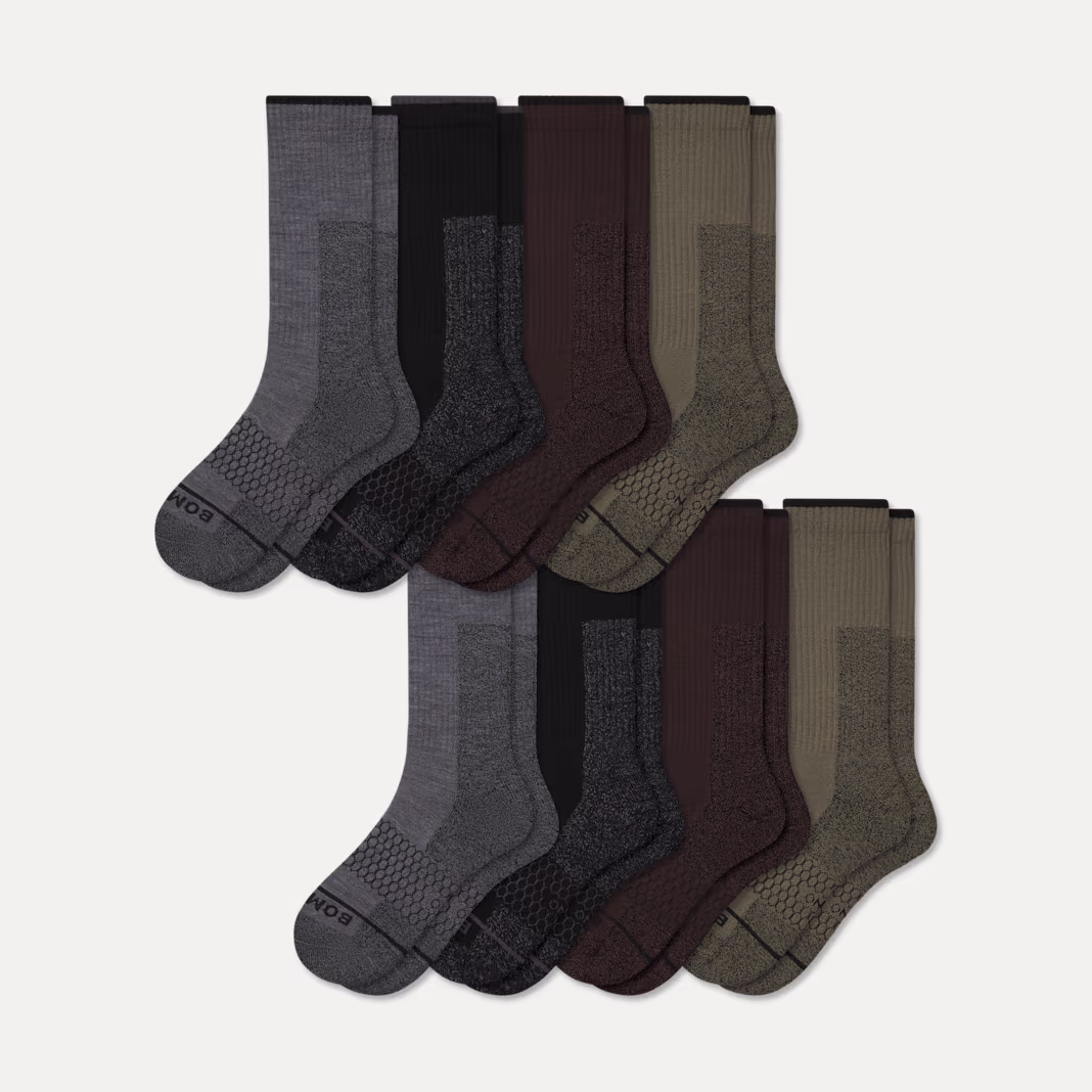 Women's Ultra Strong Merino Blend Calf Sock 8-Pack