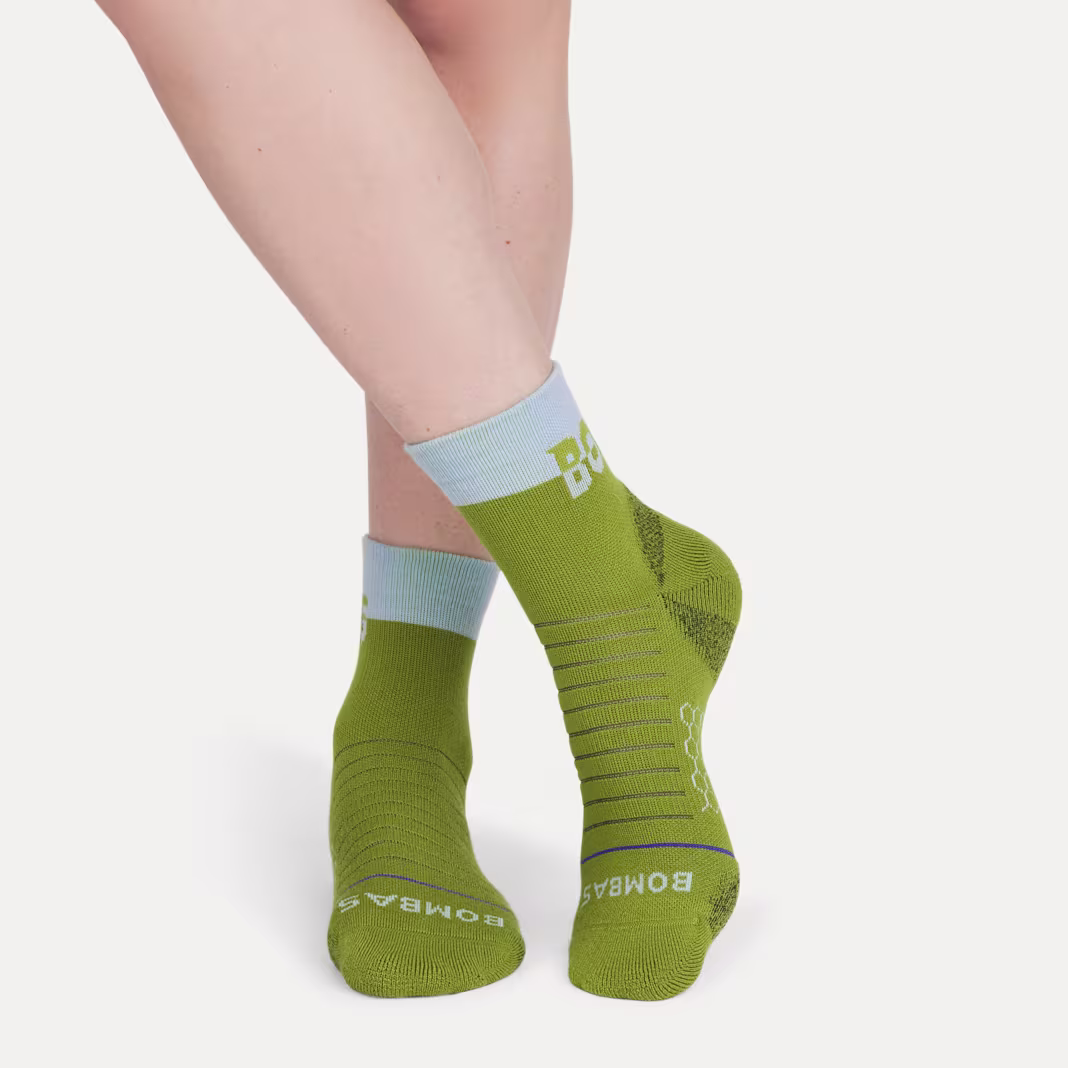 Women's Merino Wool Blend Hiking Quarter Socks