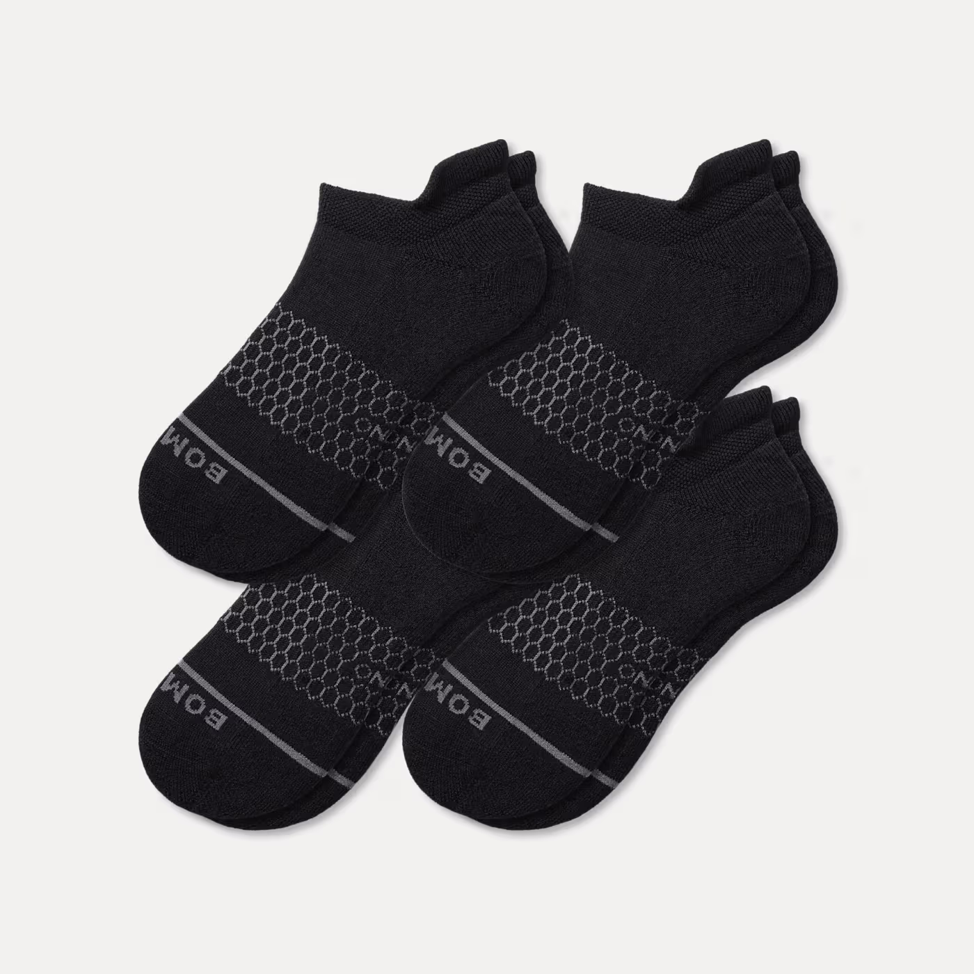 Men's Merino Wool Blend Ankle Sock 4-Pack