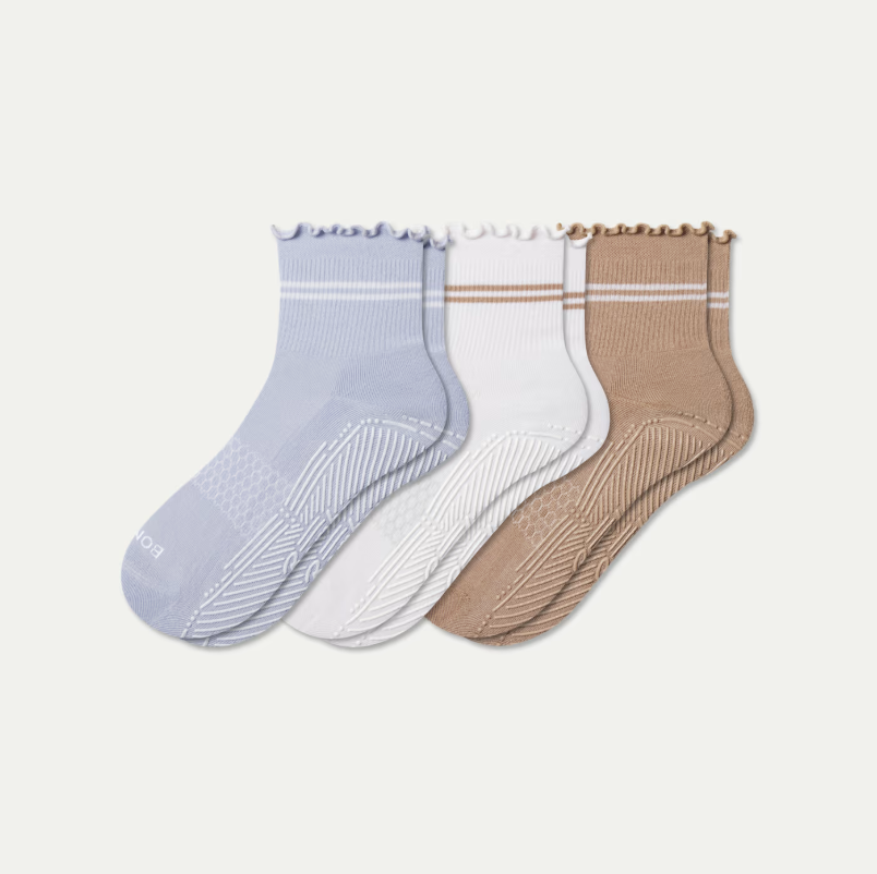 Women's Studio Gripper Quarter Sock 3-Pack