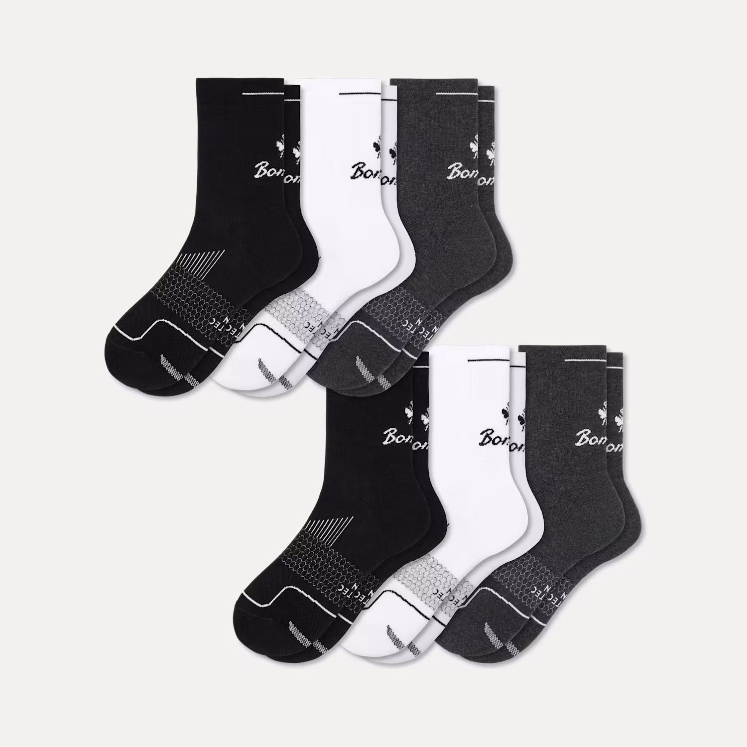 Women's Run Half Calf Sock 6-Pack
