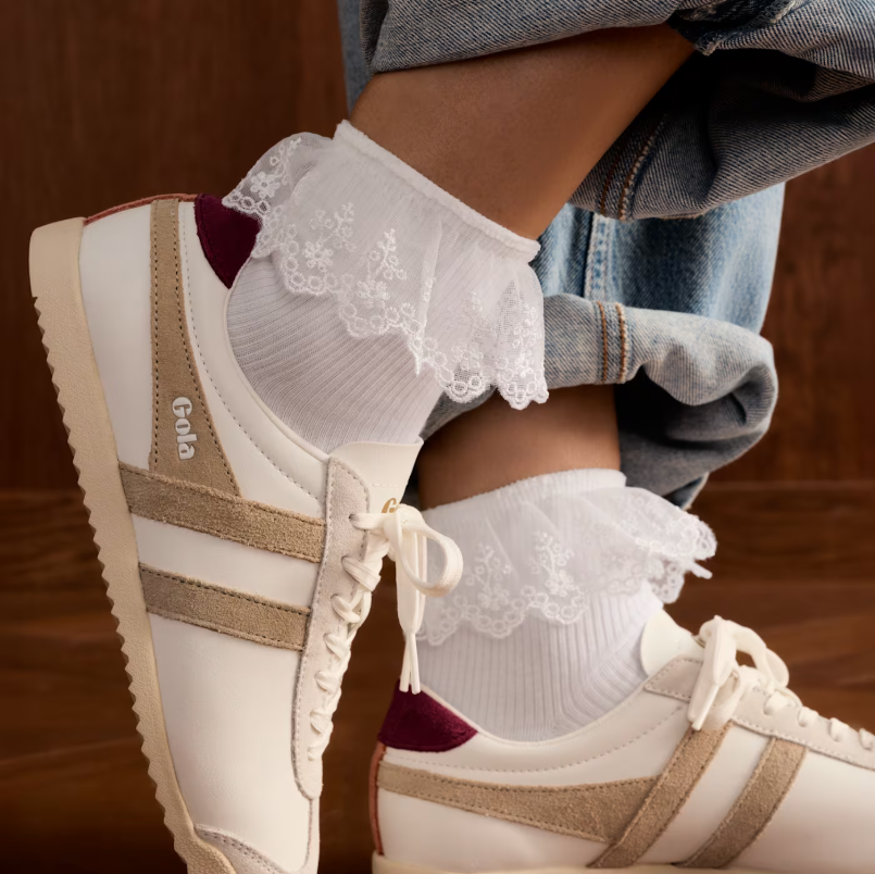 Women's Ruffle Lace Quarter Socks