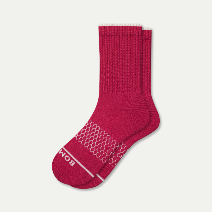 Women's Merino Wool Blend Half Calf Socks