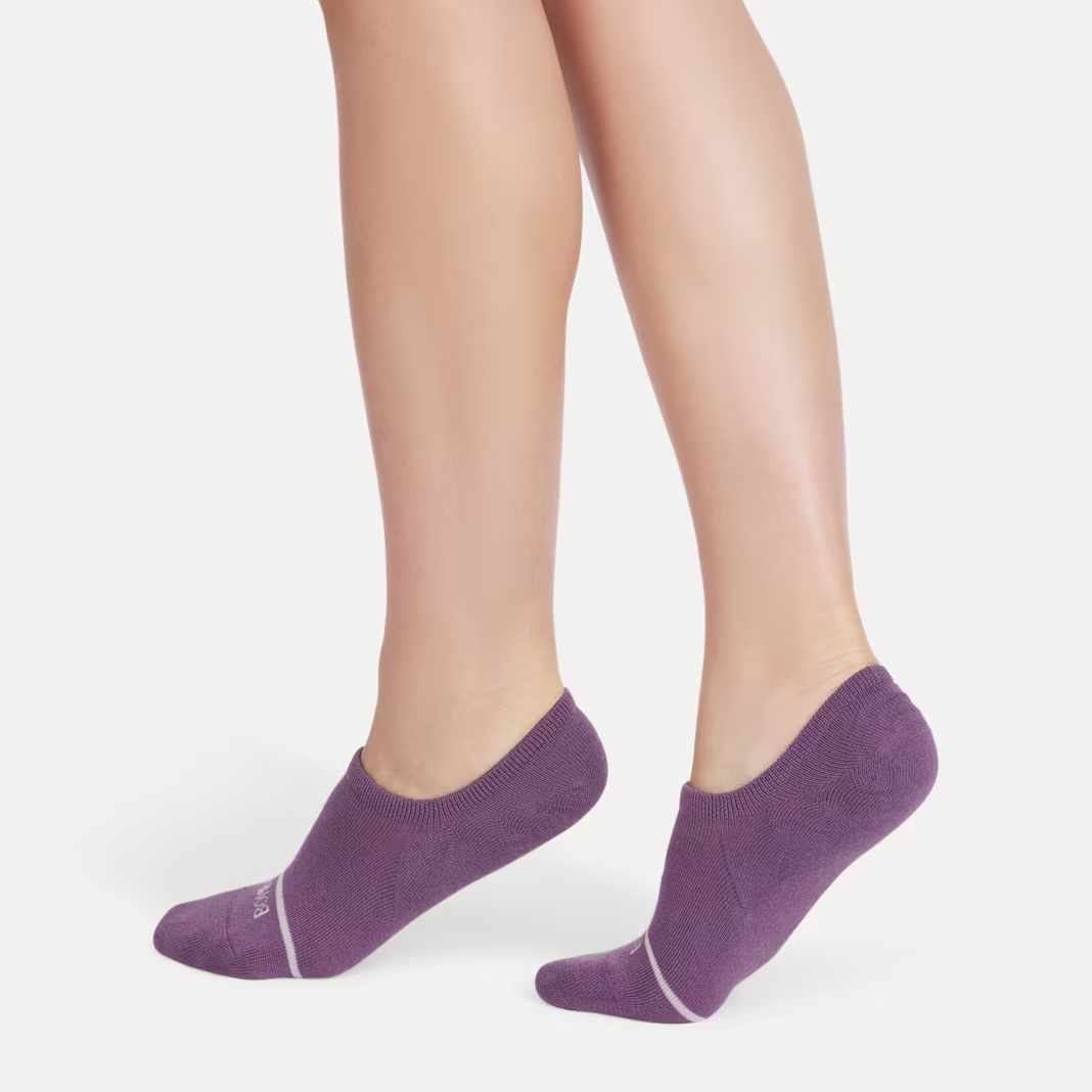 Women's Lightweight Merino Wool Blend No Show Sock 4-Pack