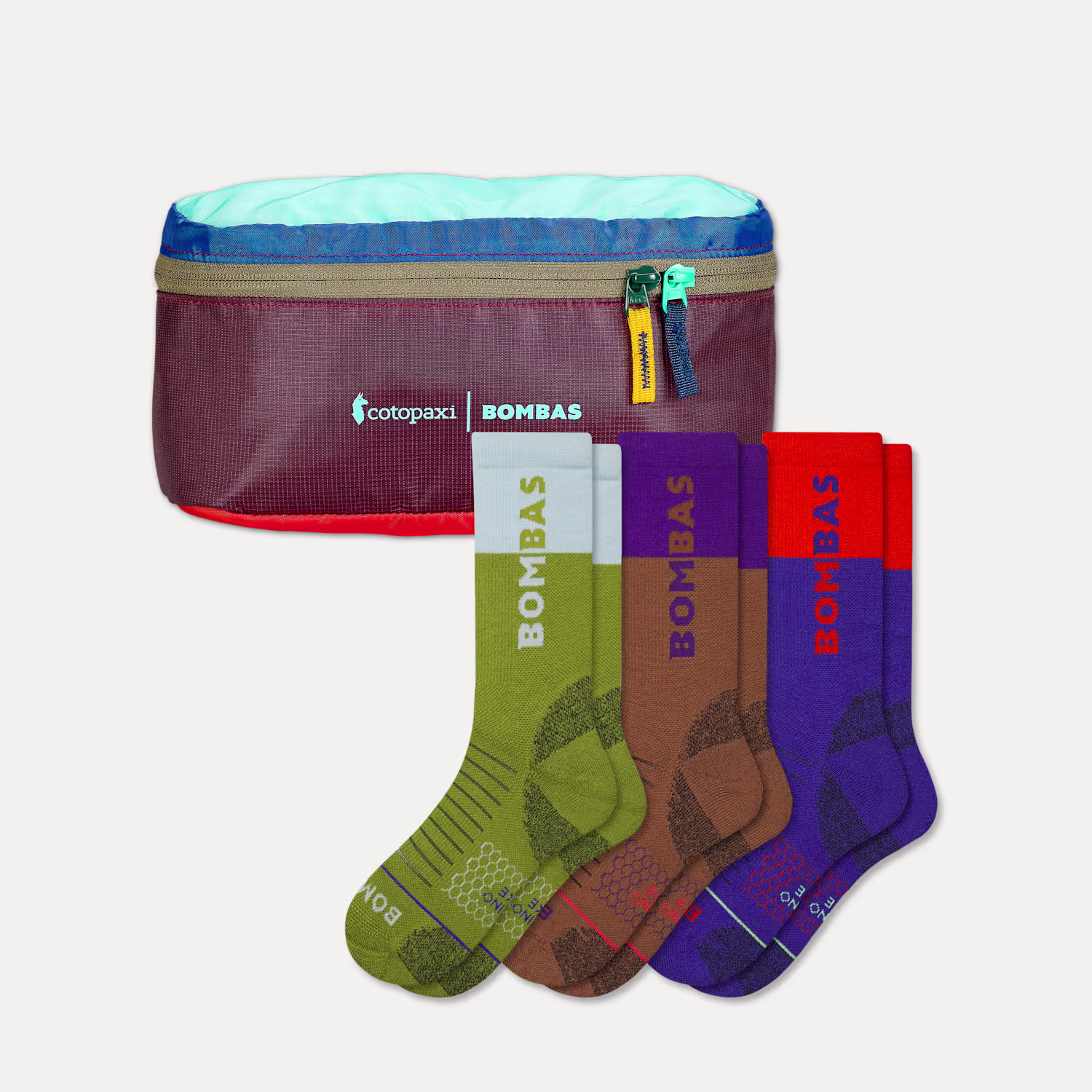 Women's Merino Wool Blend Hiking Sock 3-Pack & Cotopaxi Fanny Pack