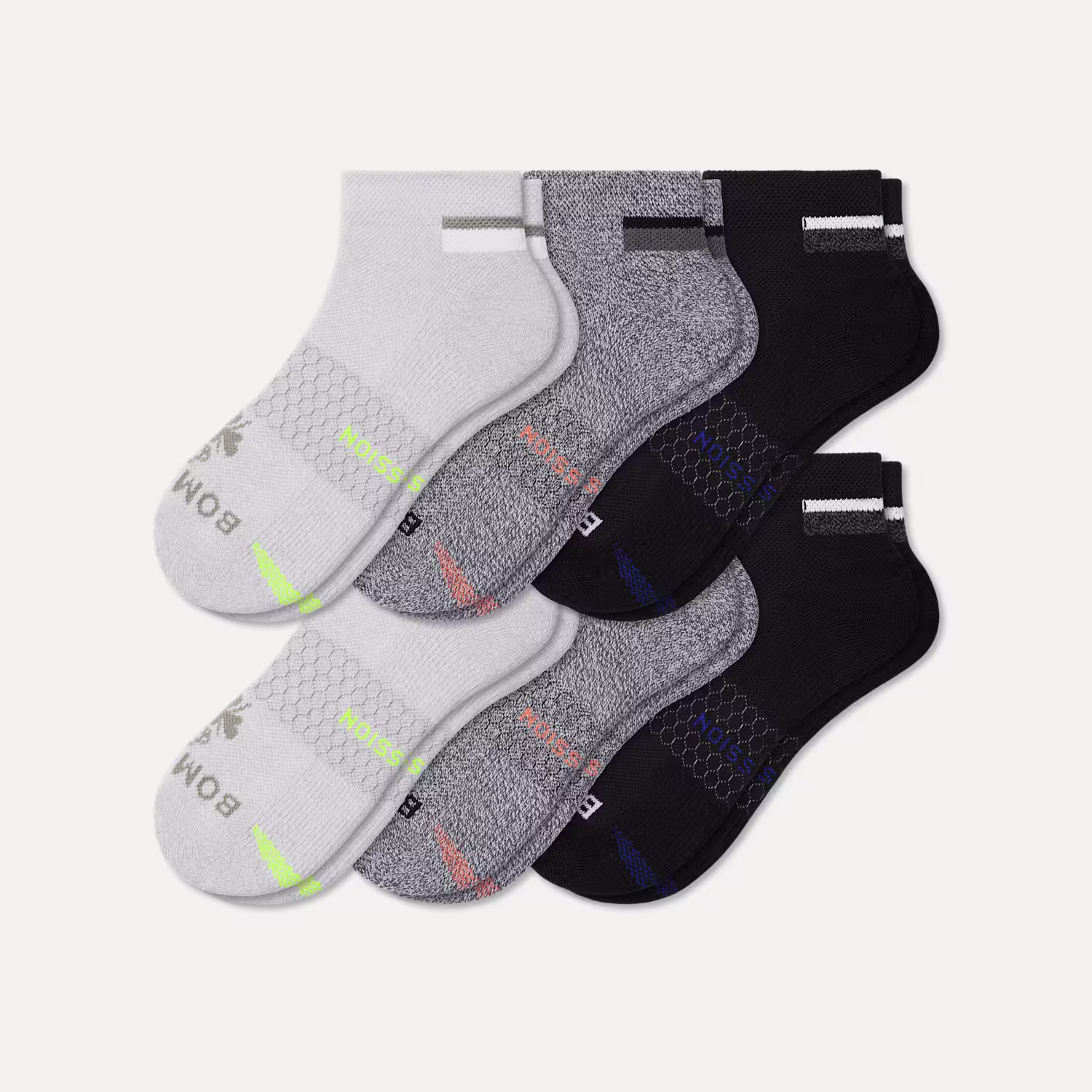 Women's Sport Compression Ankle Sock 6-Pack