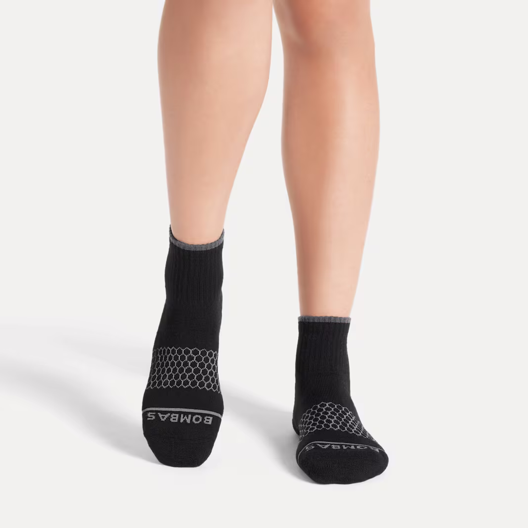 Women's Merino Wool Blend Quarter Socks
