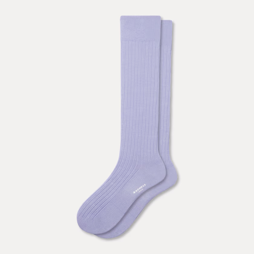 Men's Ribbed Dress Over The Calf Socks