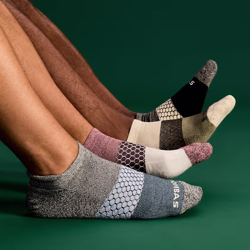 Men’s Tri-Block Ankle Sock 12-pack