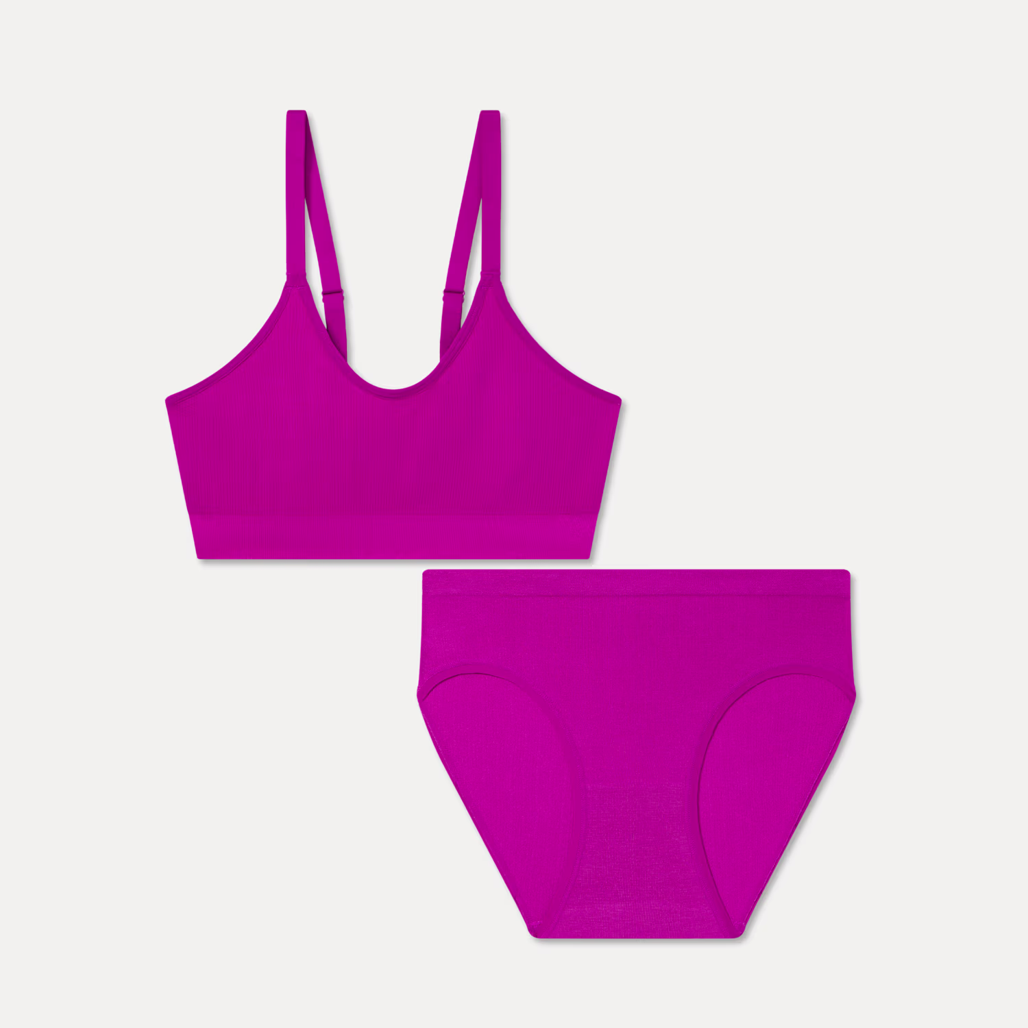 Women's Seamless Scoop Bralette + Brief Pack