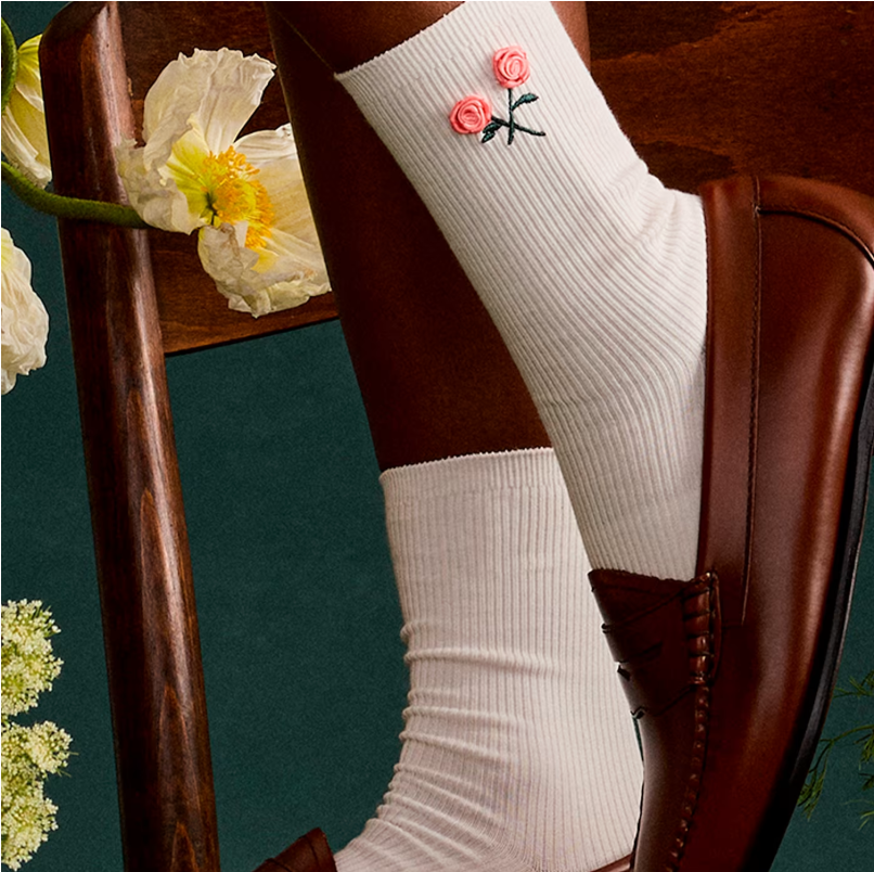 Women’s Valentine’s Day Lightweight Half Calf Socks