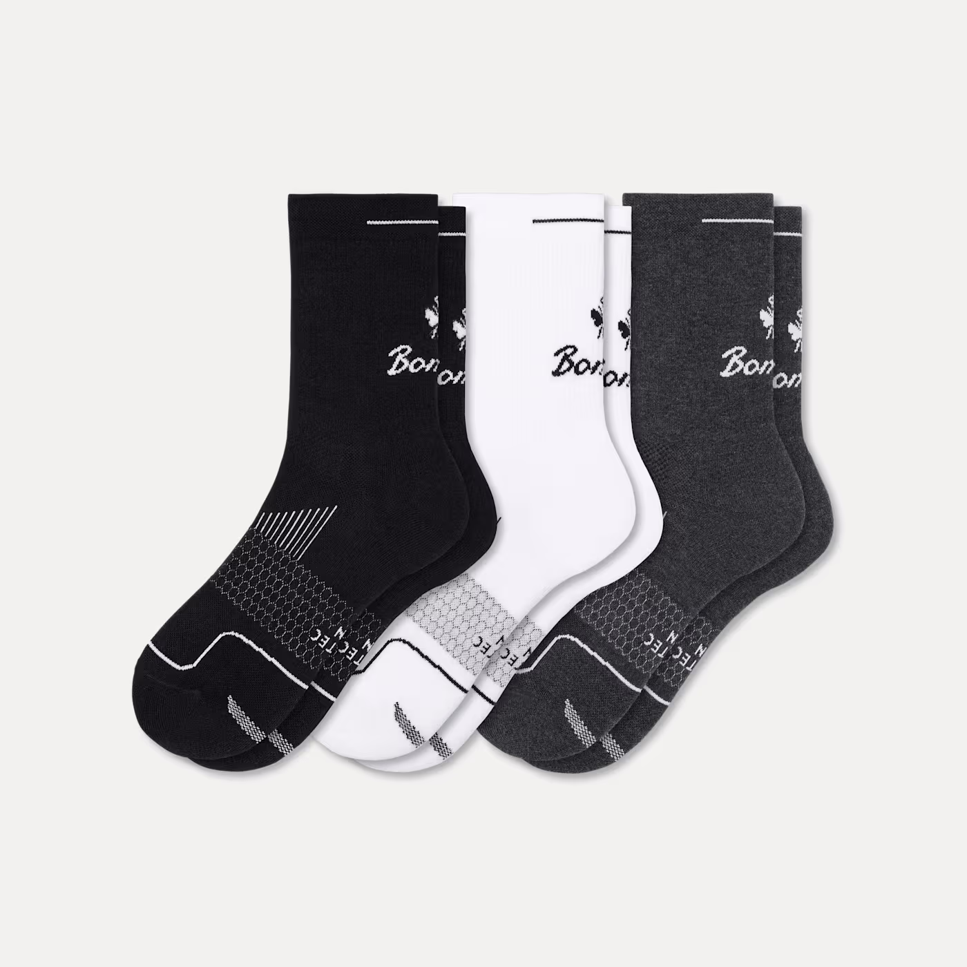 Men's Run Half Calf Sock 3-Pack