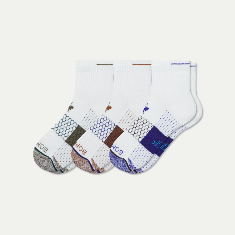 Men's Golf Quarter Sock 3-Pack