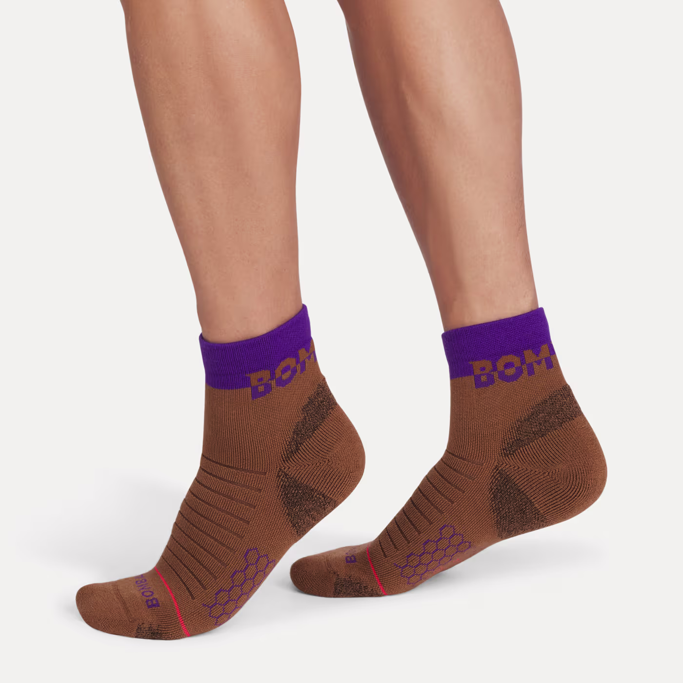 Men's Merino Wool Blend Hiking Quarter Socks