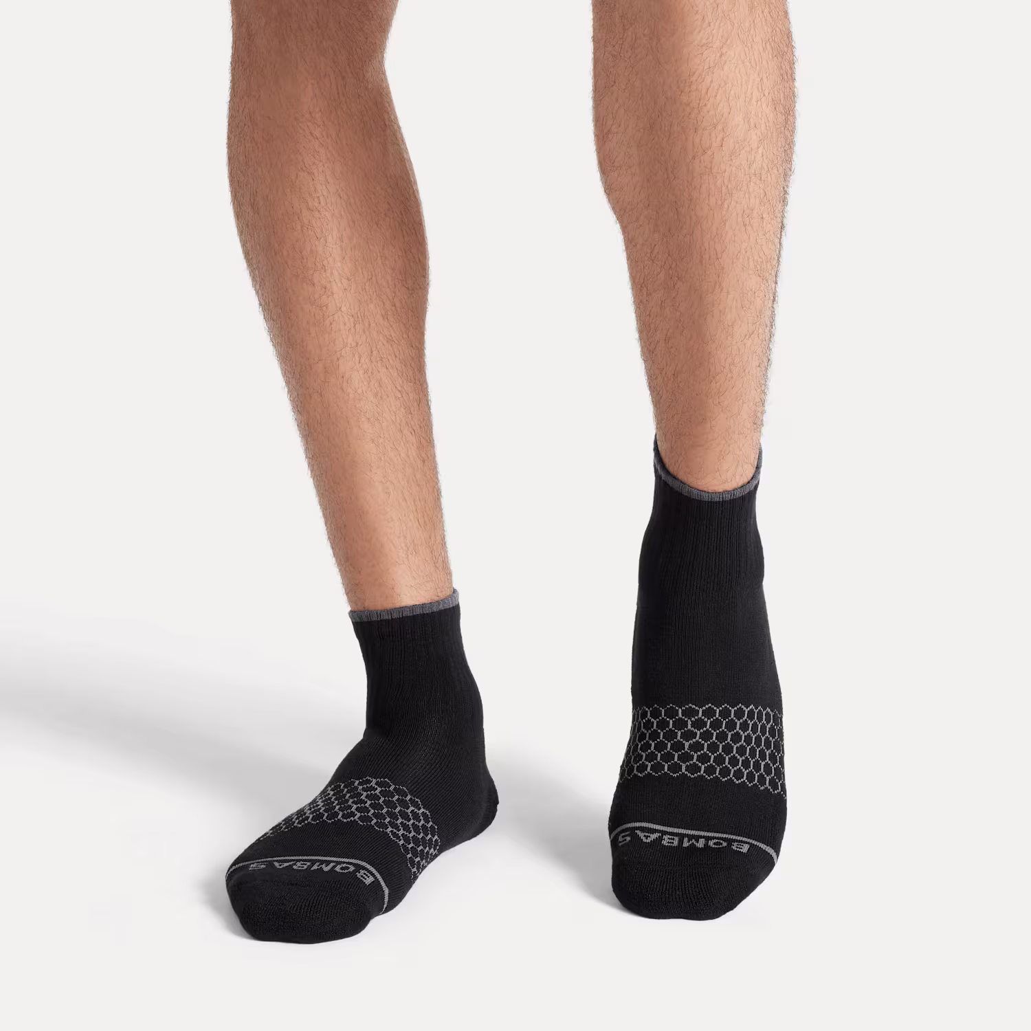 Men's Merino Wool Blend Quarter Sock 4-Pack