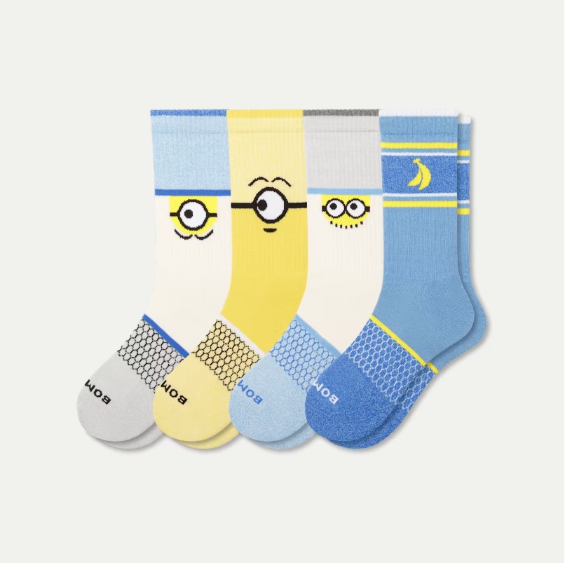Minions Calf Sock 4-Pack