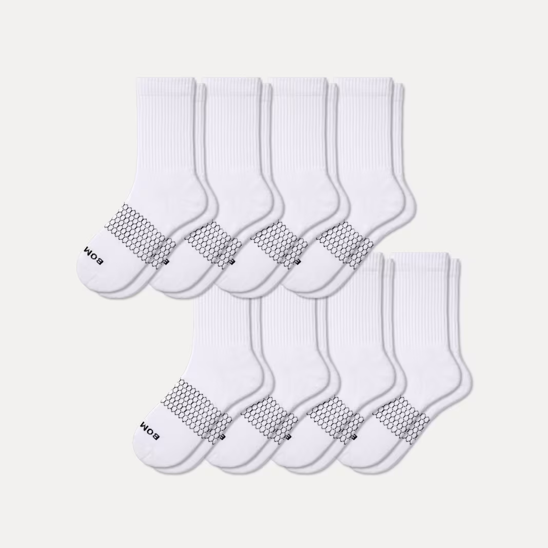 Women's Solids Half Calf Sock 8-Pack