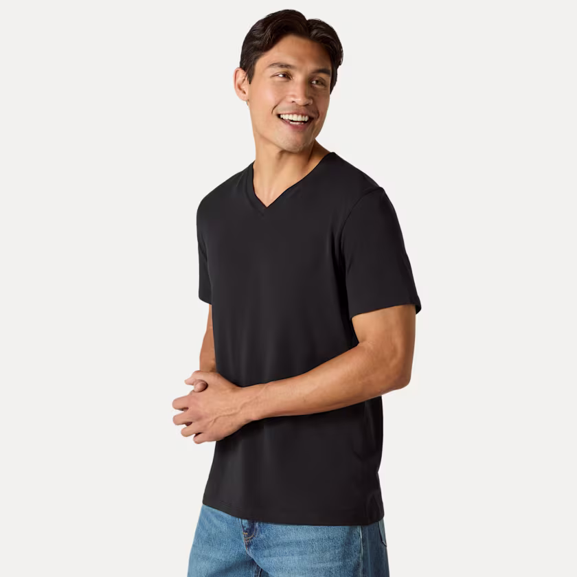 Men's Pima Cotton V-Neck T-Shirt
