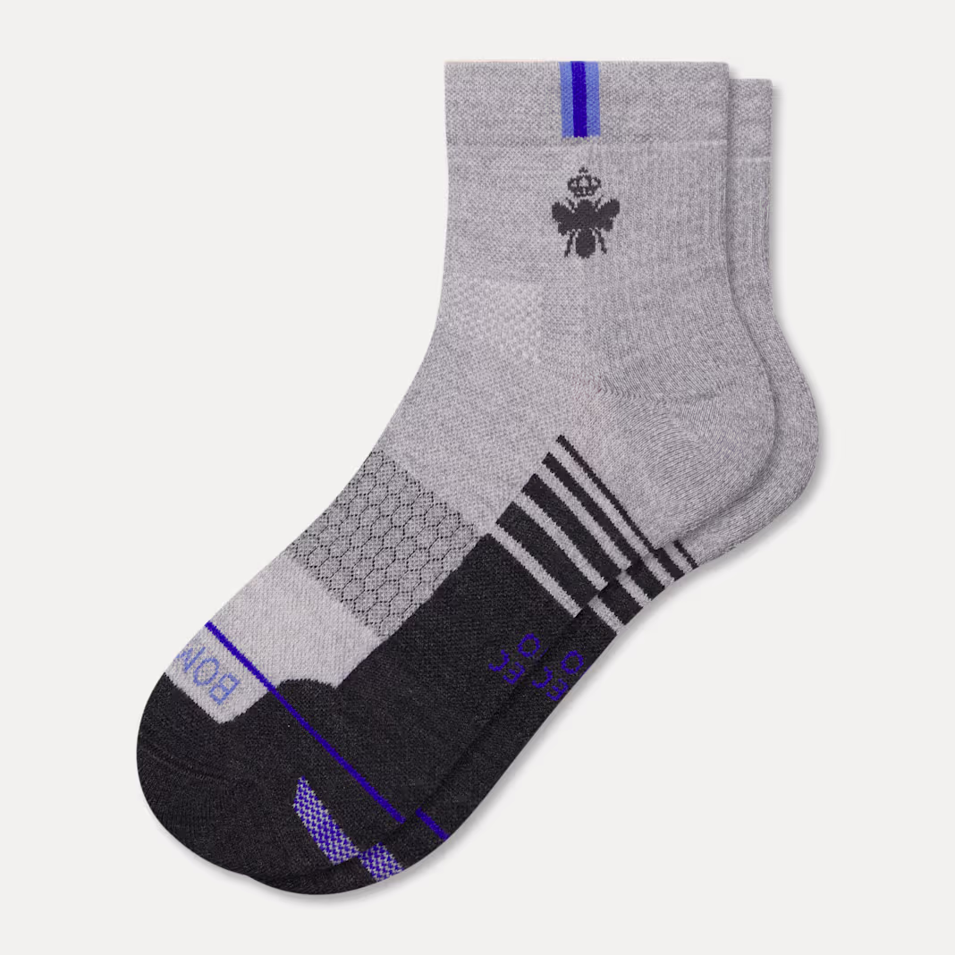 Women's Merino Wool Blend Run Quarter Socks