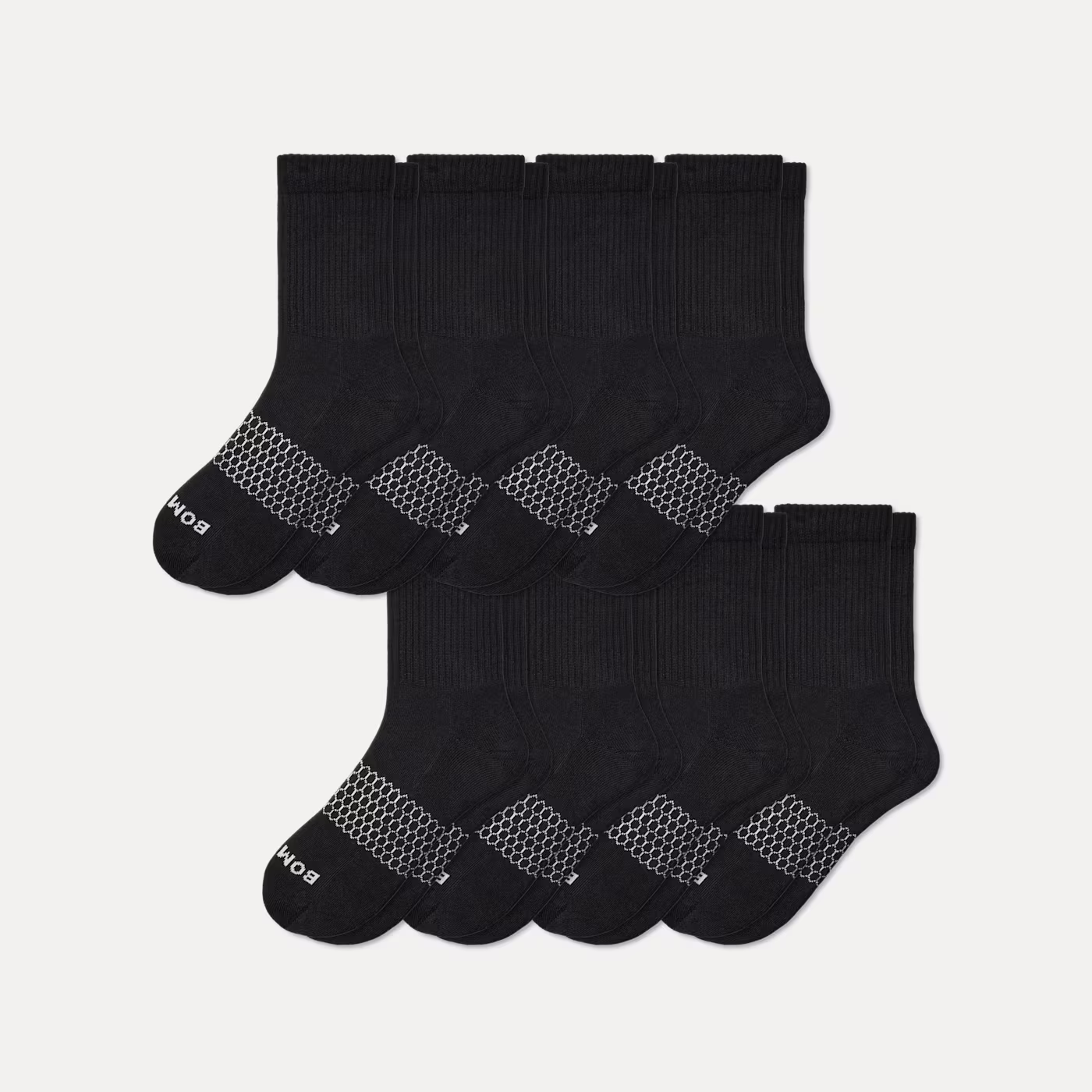 Men's Solids Half Calf Sock 8-Pack