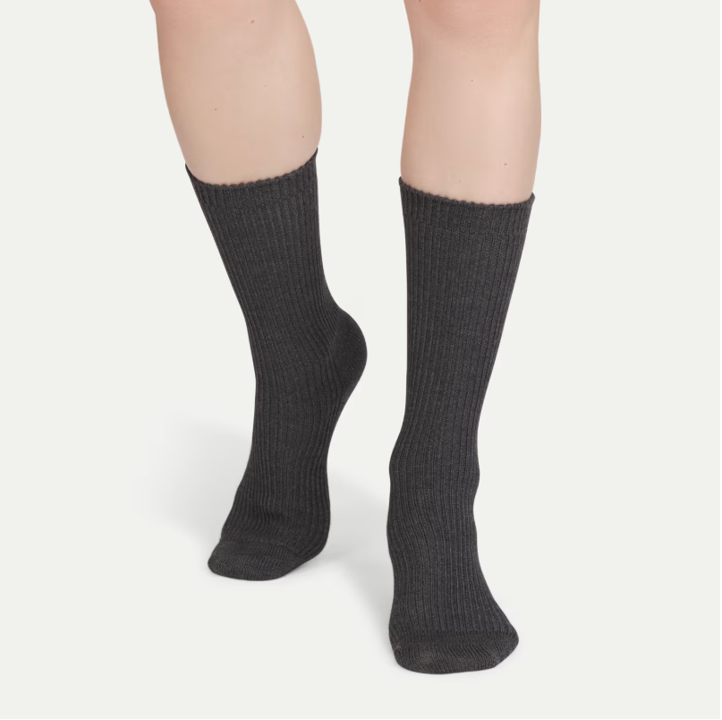 Women's Merino Cashmere Blend Fine Rib Calf Sock 3-Pack