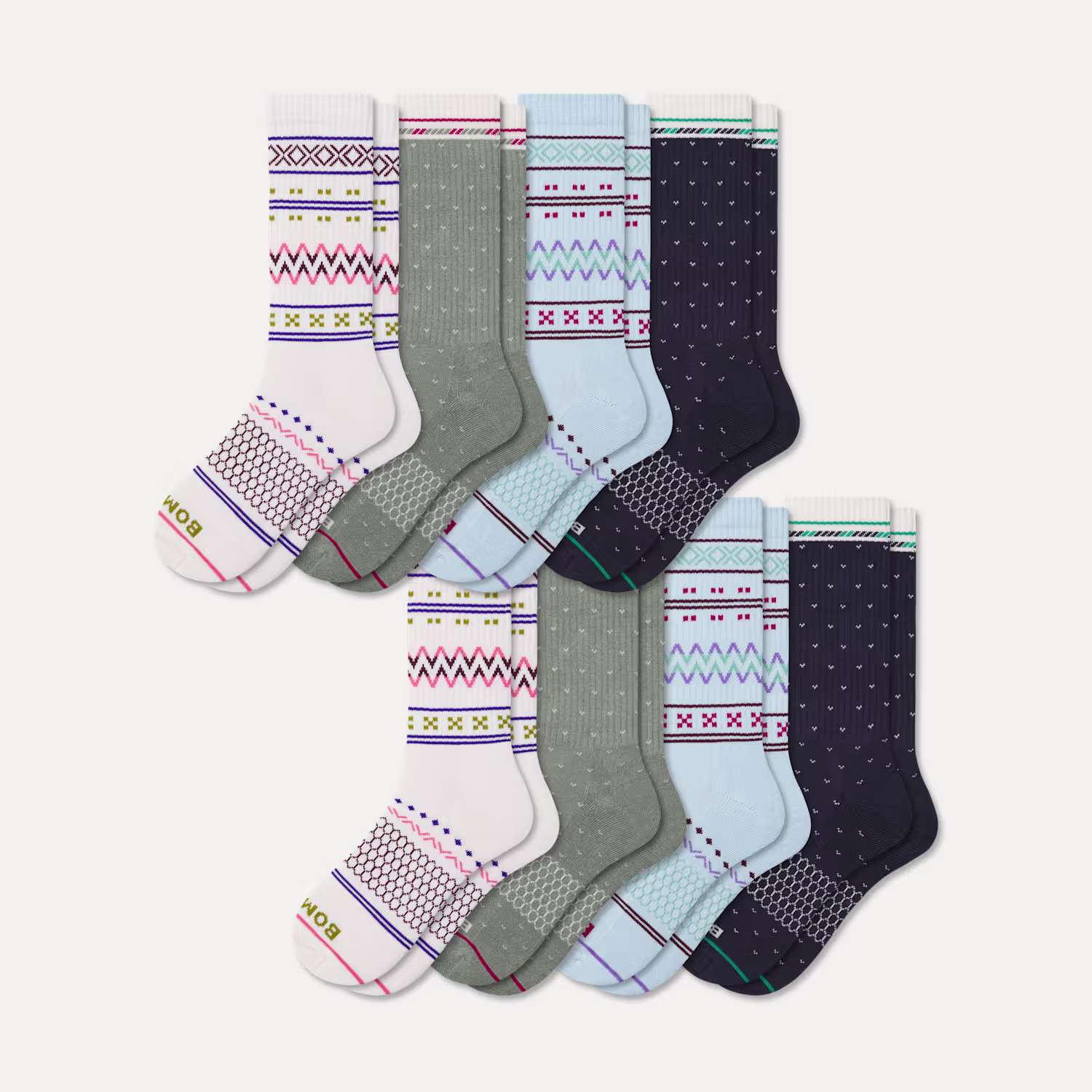 Women's Winter Calf Sock 8-Pack