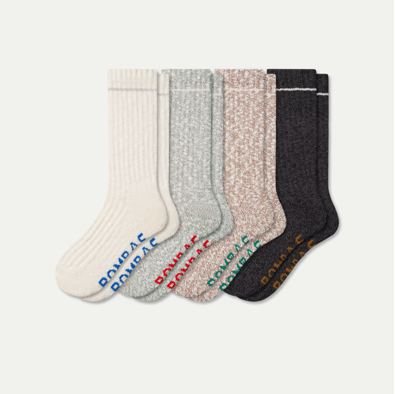Women's Chunky Ragg Calf Sock 4-Pack