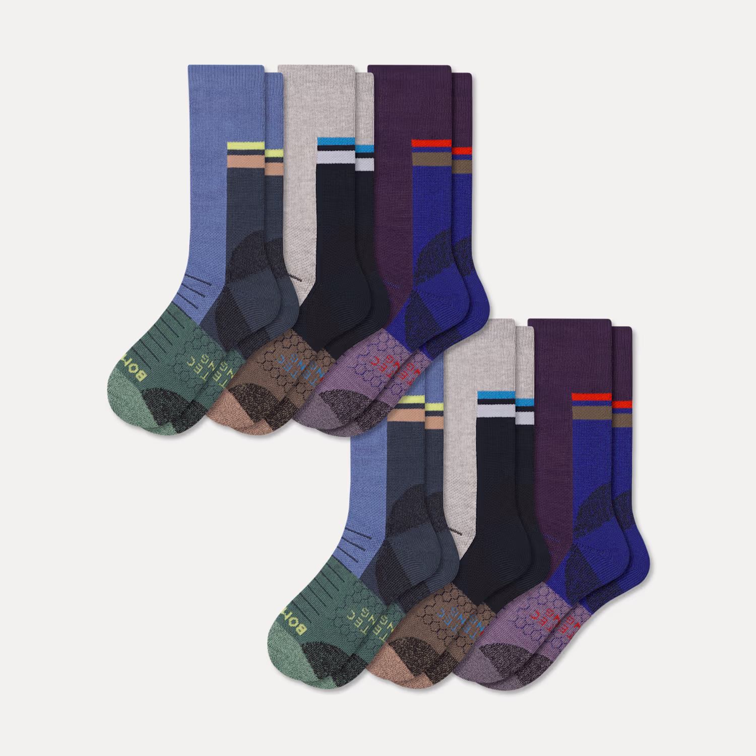 Women's Hiking Calf Sock 6-Pack