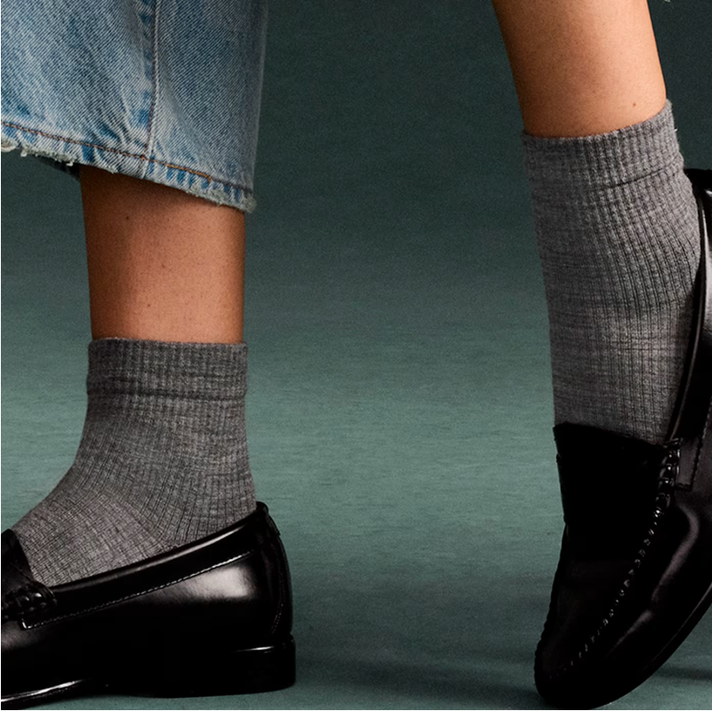 Women's Merino Wool Blend Modern Rib Quarter Sock 4-Pack