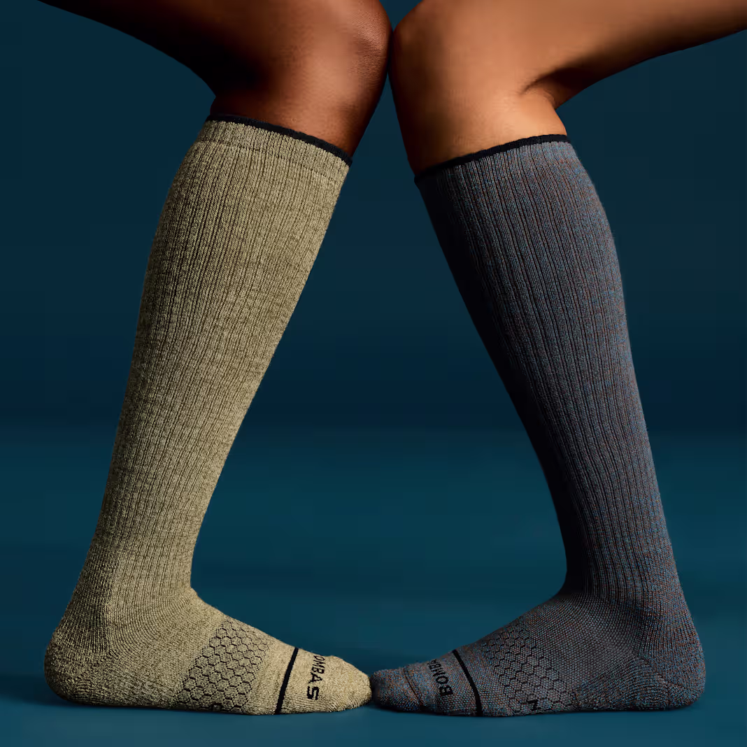 Women's Merino Wool Blend Everyday Compression Sock 6-Pack (15-20mmHg)