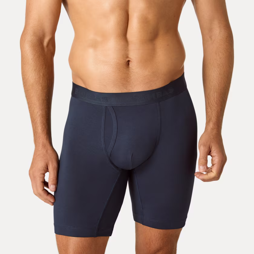 Men's Cotton Modal Blend Long Boxer Brief 8