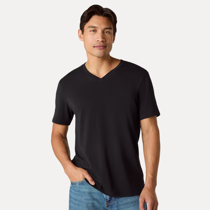 Men's Pima Cotton V-Neck T-Shirt