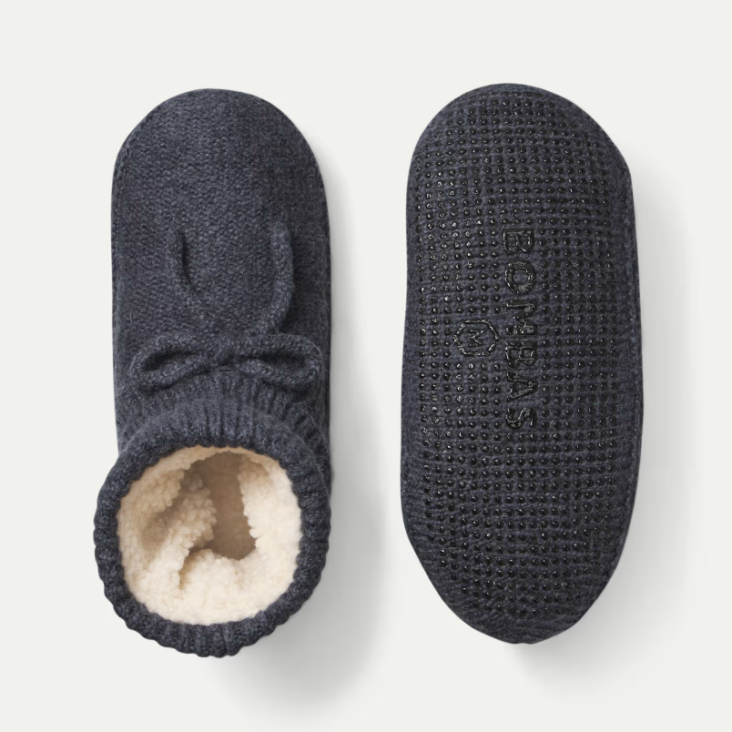 Women's Gripper Slipper Bootie - Sherpa-Lined