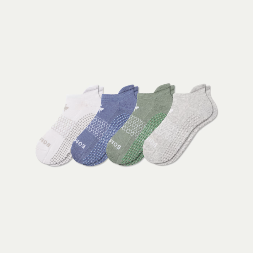 Women's Gripper Ankle Sock 4-Pack