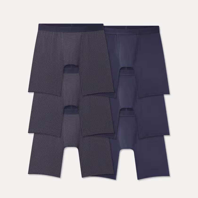 Men's Cotton Modal Blend Long Boxer Brief 8