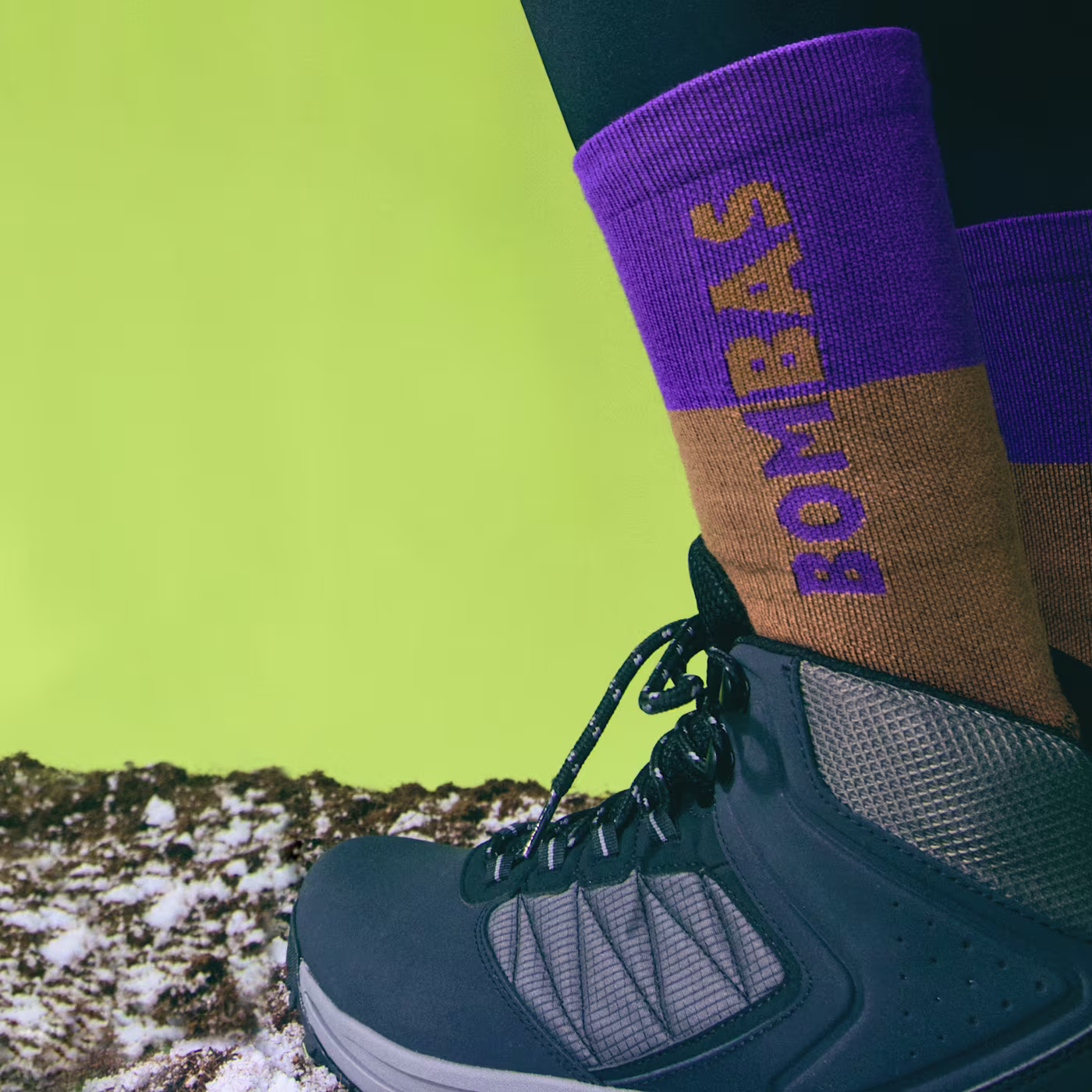 Men's Merino Wool Blend Hiking Calf Sock 3-Pack