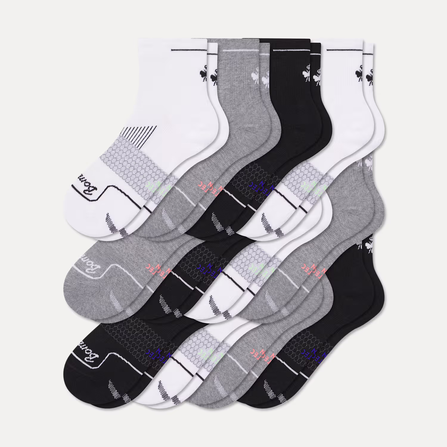 Women's Run Quarter Sock 12-Pack
