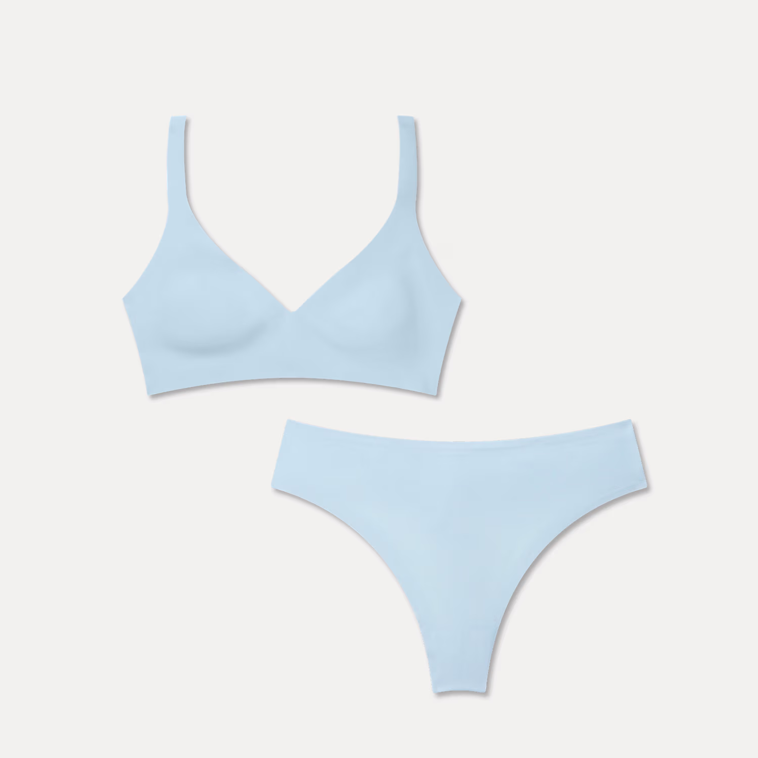 Women’s No Show Plunge Bralette + Thong Pack